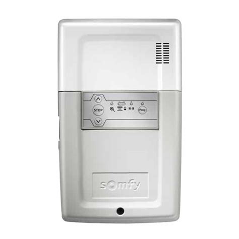 somfy garage door control panel